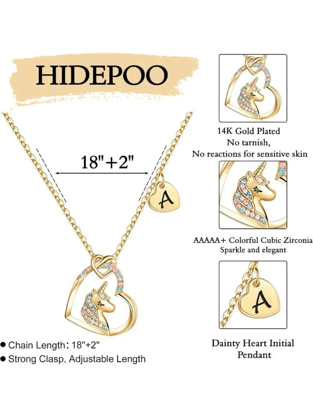 Charming Unicorn Necklaces for Girls - Perfect Birthday Gifts & Kids Jewelry